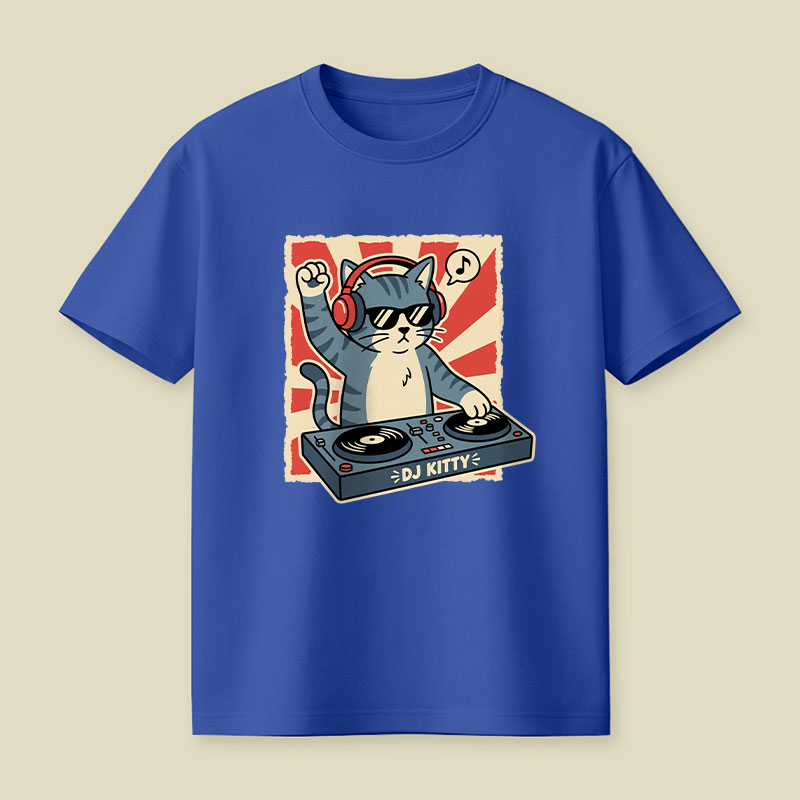 Music Cat Playful T-Shirt
