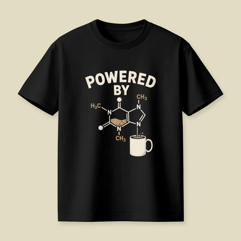Powered By Caffeine Playful T-Shirt
