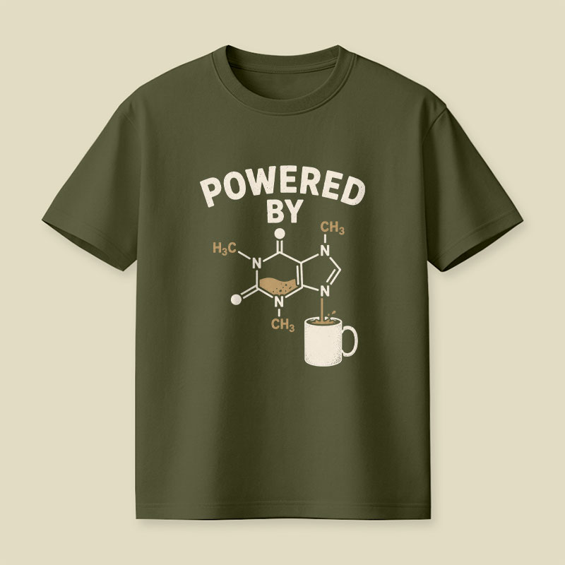 Powered By Caffeine Playful T-Shirt
