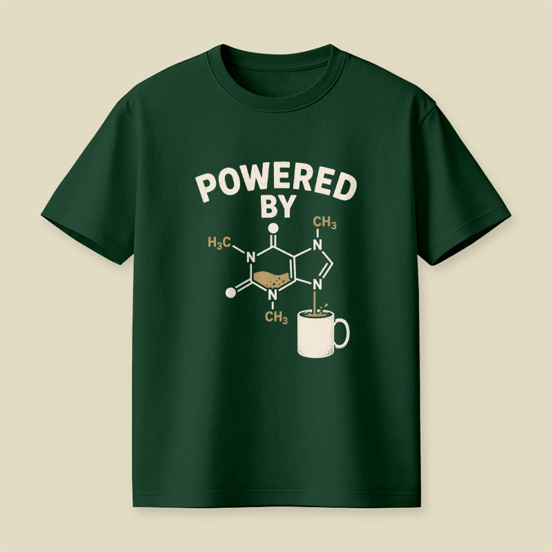 Powered By Caffeine Playful T-Shirt