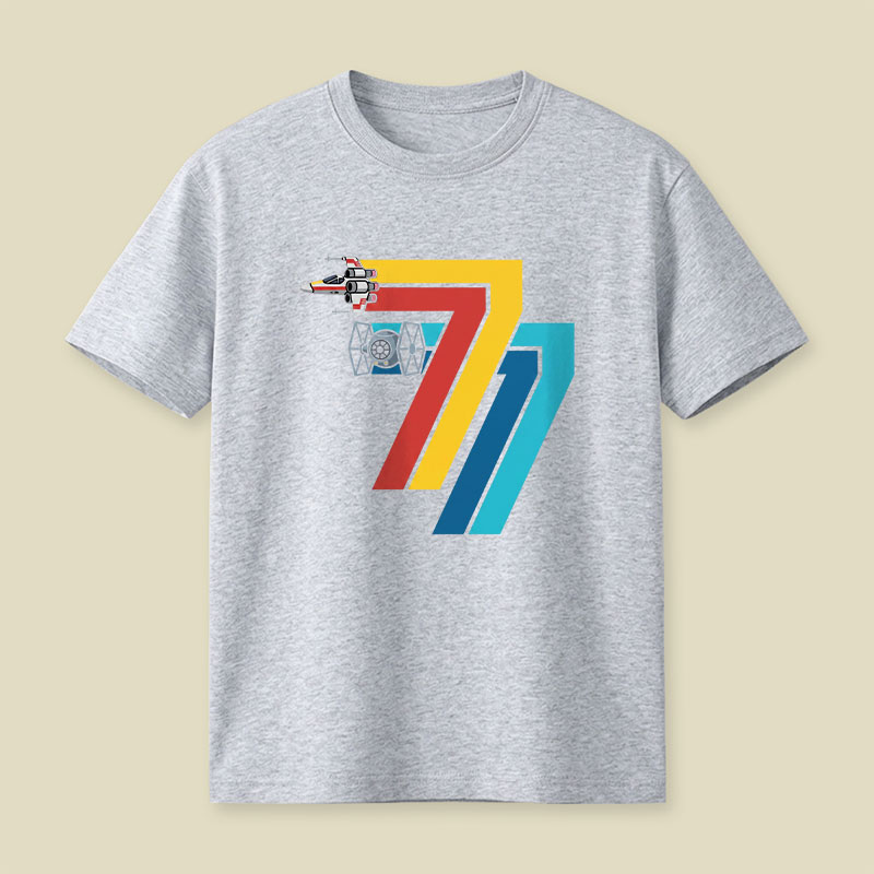 Retro Seventy Seven Playful T-Shirt