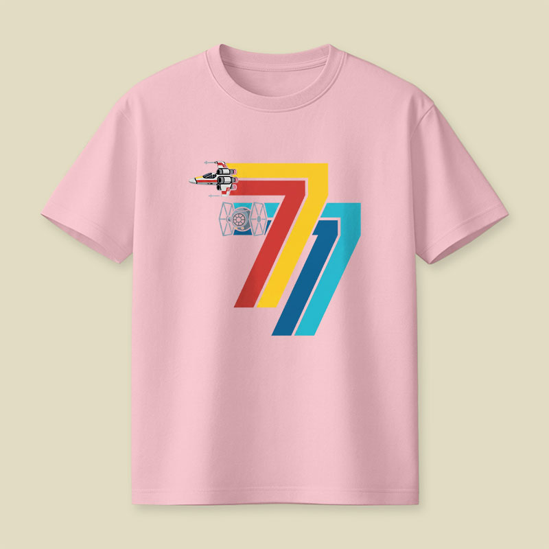 Retro Seventy Seven Playful T-Shirt