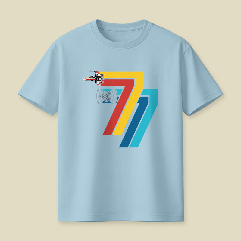 Retro Seventy Seven Playful T-Shirt