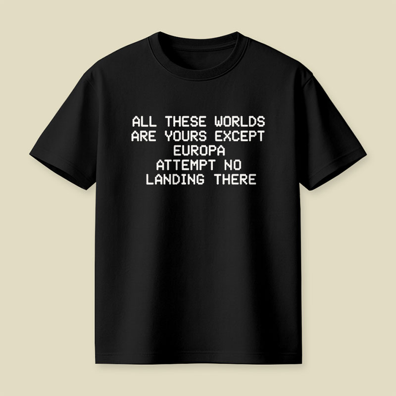 Attempt No Landing Here Playful T-Shirt
