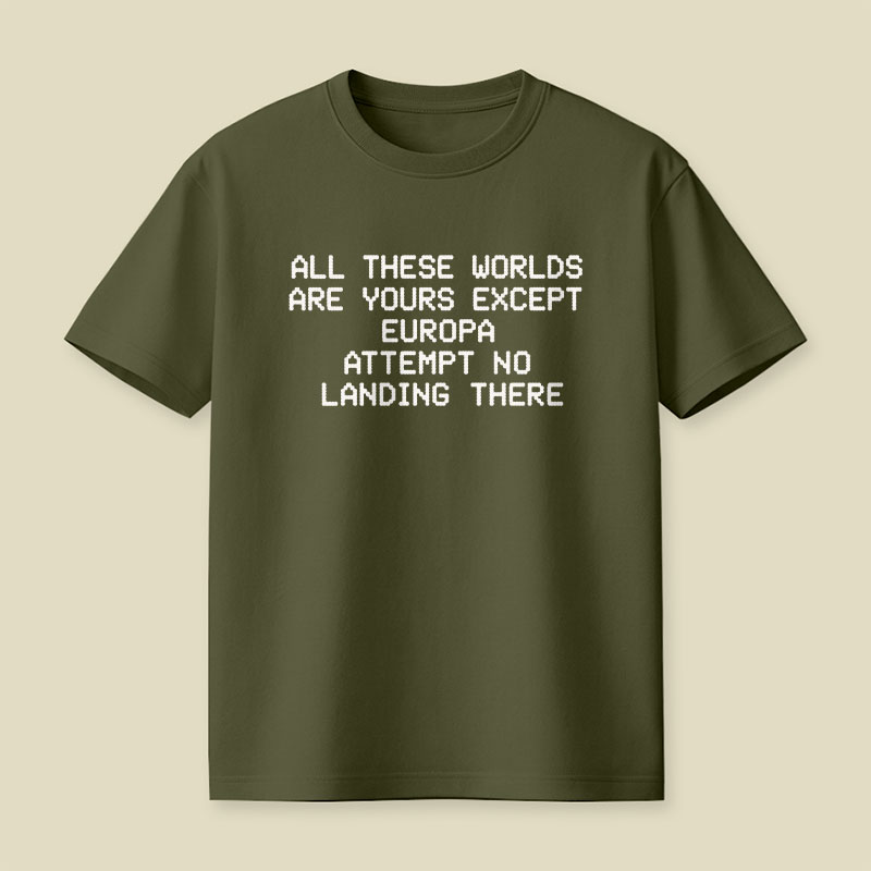 Attempt No Landing Here Playful T-Shirt