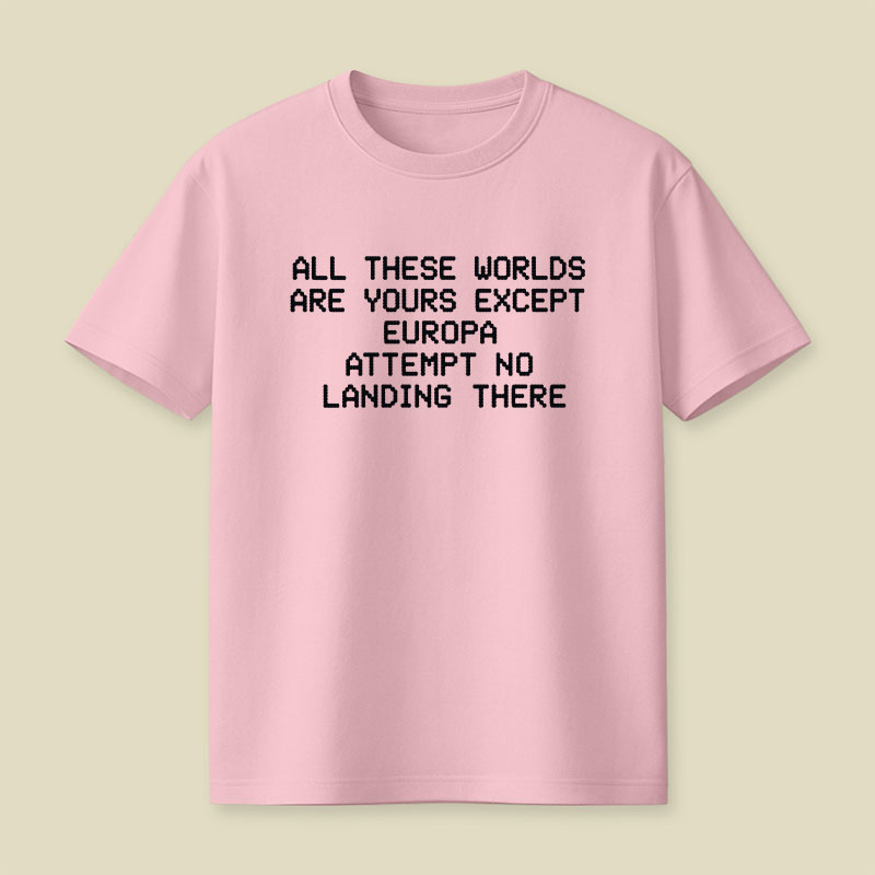Attempt No Landing Here Playful T-Shirt