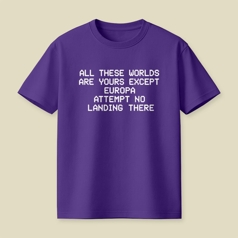 Attempt No Landing Here Playful T-Shirt