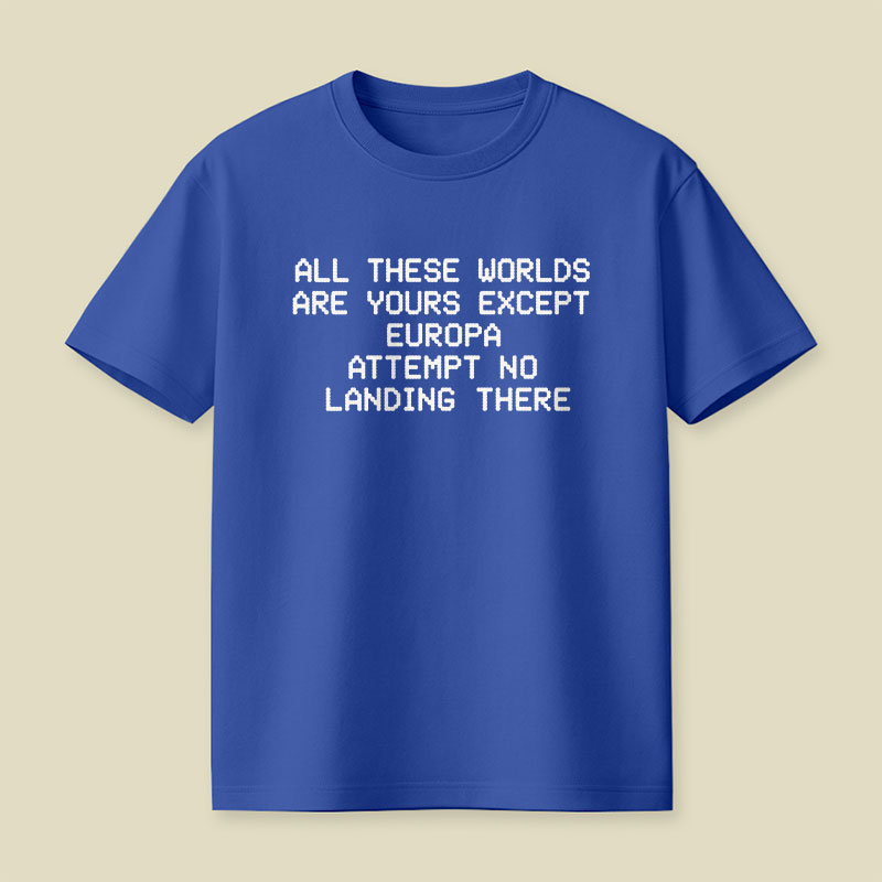 Attempt No Landing Here Playful T-Shirt