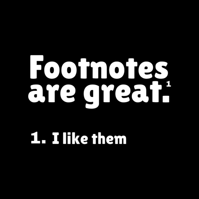Footnotes are great Playful T-Shirt