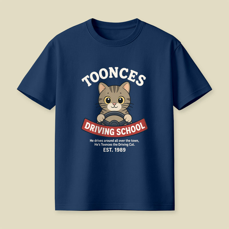 Toonces Driving School Playful T-Shirt