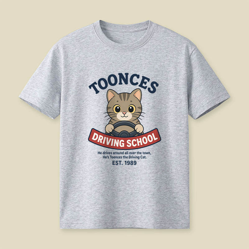 Toonces Driving School Playful T-Shirt