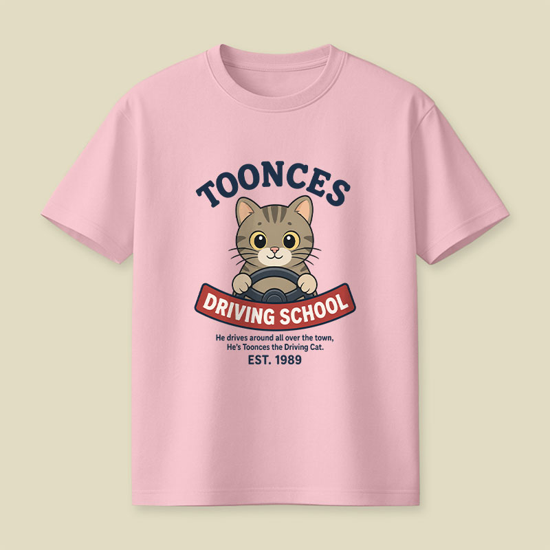 Toonces Driving School Playful T-Shirt