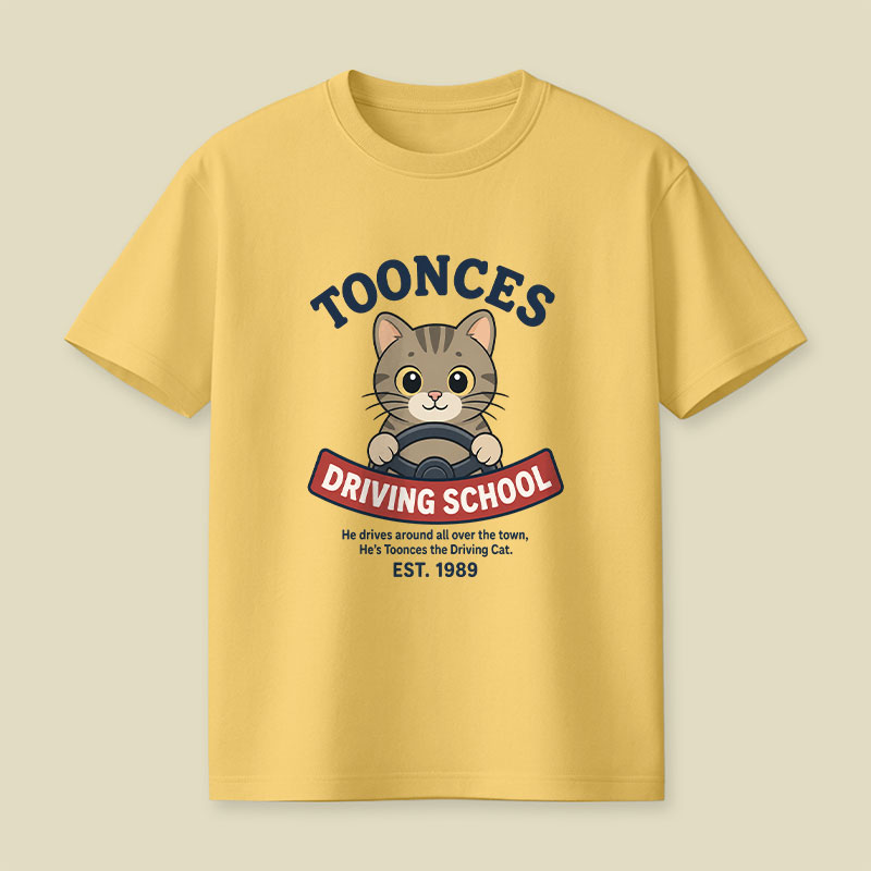 Toonces Driving School Playful T-Shirt