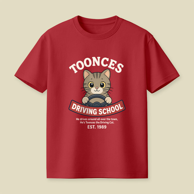 Toonces Driving School Playful T-Shirt