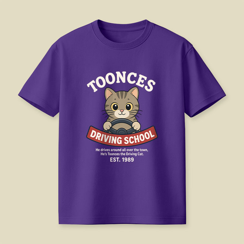 Toonces Driving School Playful T-Shirt