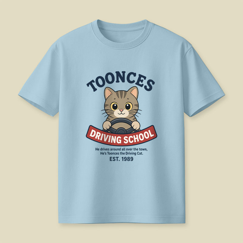 Toonces Driving School Playful T-Shirt