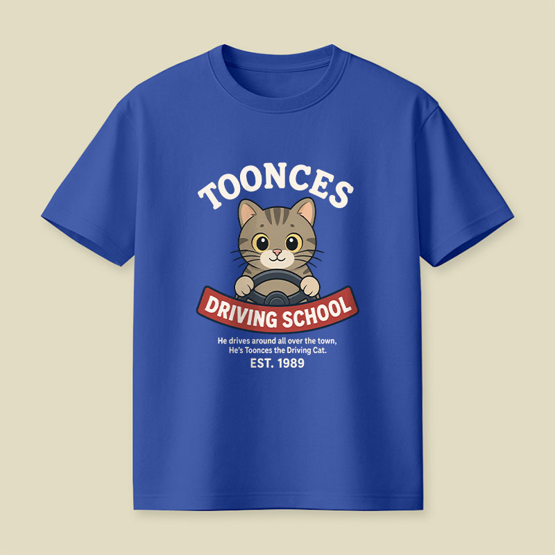 Toonces Driving School Playful T-Shirt