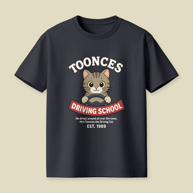 Toonces Driving School Playful T-Shirt