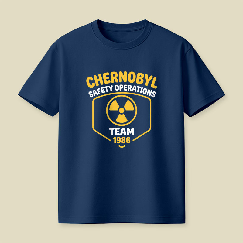 Chernobyl Safety Operations Team Science Playful T-Shirt