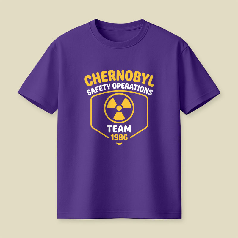 Chernobyl Safety Operations Team Science Playful T-Shirt