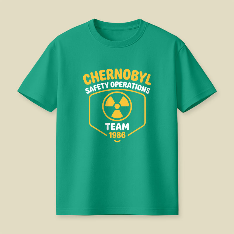 Chernobyl Safety Operations Team Science Playful T-Shirt