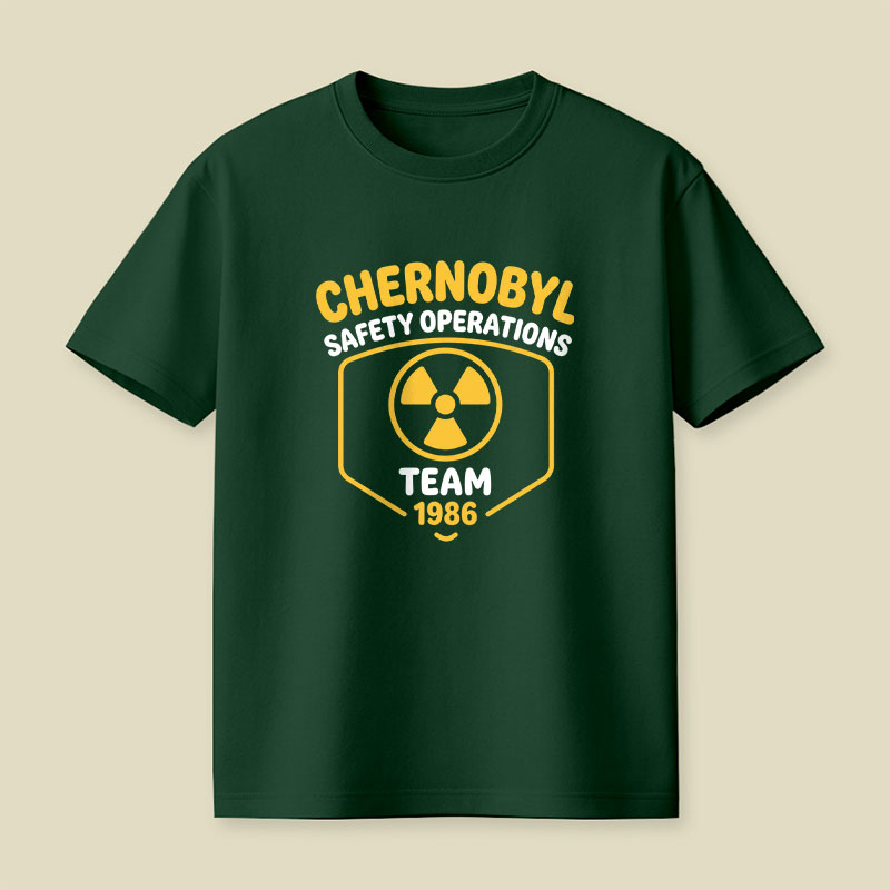 Chernobyl Safety Operations Team Science Playful T-Shirt