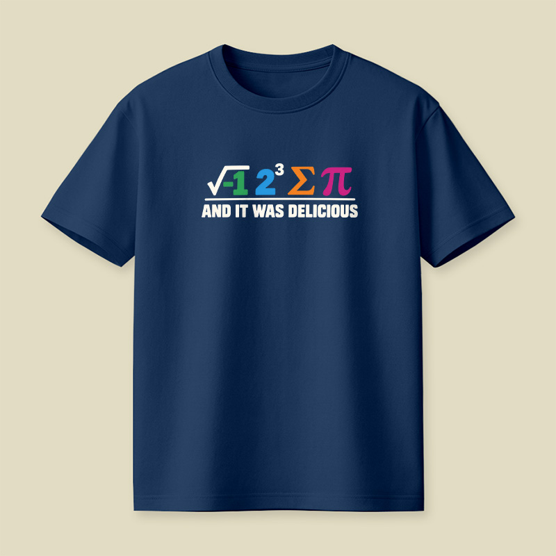 Pi Delicious Math Food Pun Playful T-Shirt