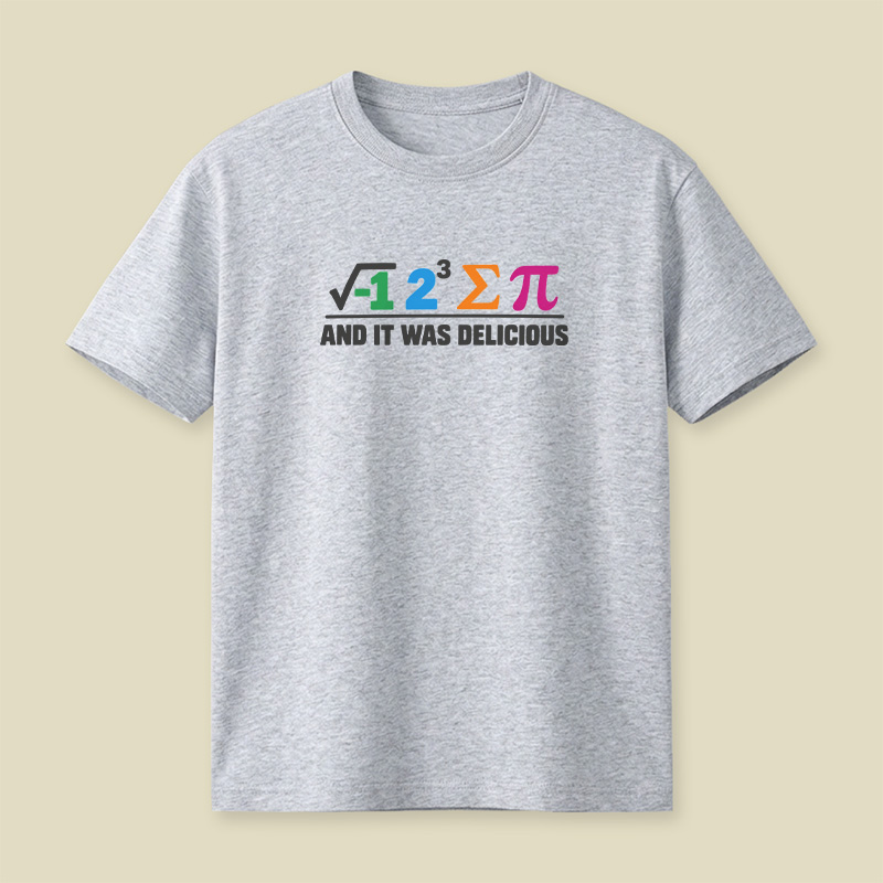 Pi Delicious Math Food Pun Playful T-Shirt