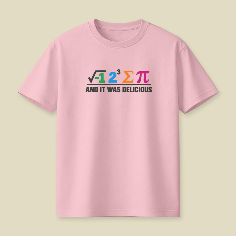 Pi Delicious Math Food Pun Playful T-Shirt