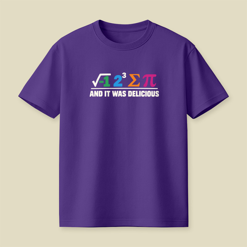 Pi Delicious Math Food Pun Playful T-Shirt