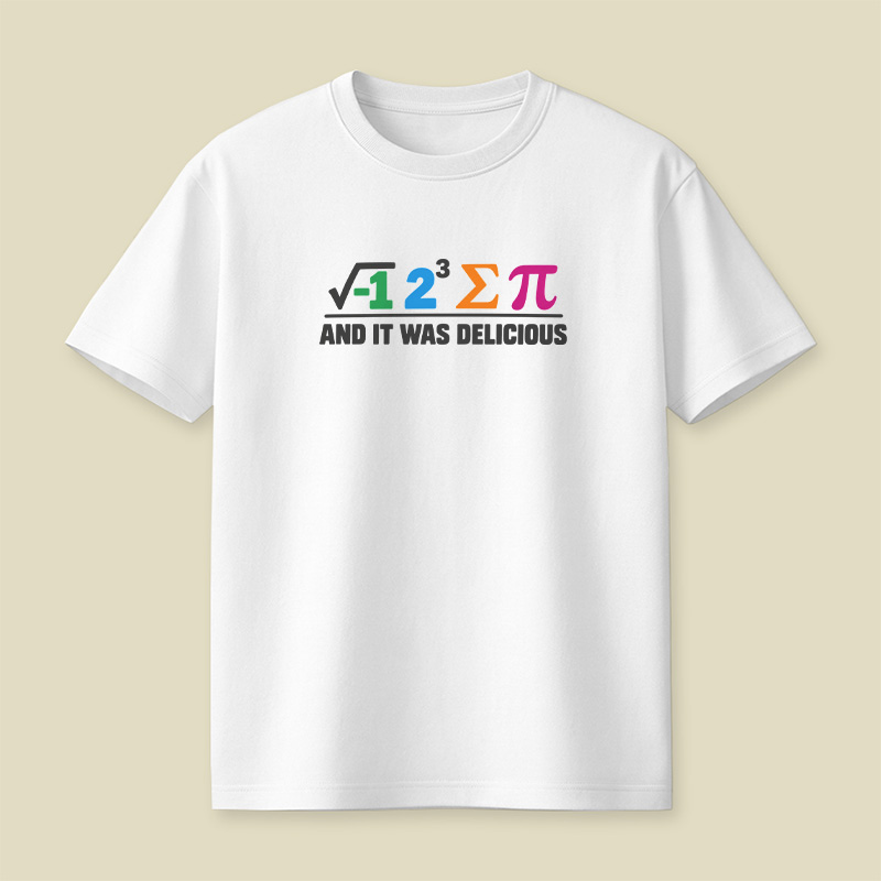 Pi Delicious Math Food Pun Playful T-Shirt
