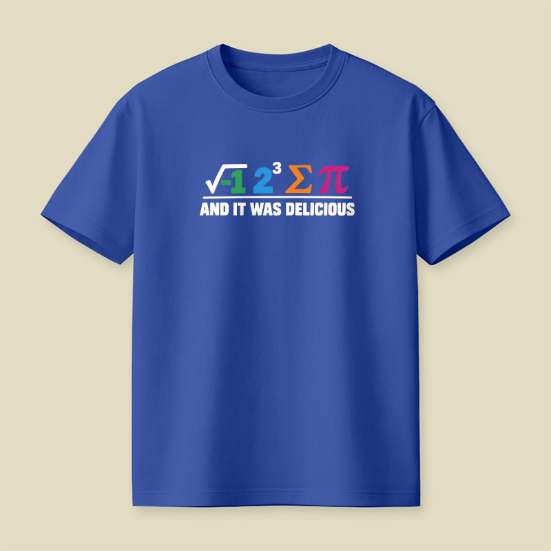 Pi Delicious Math Food Pun Playful T-Shirt