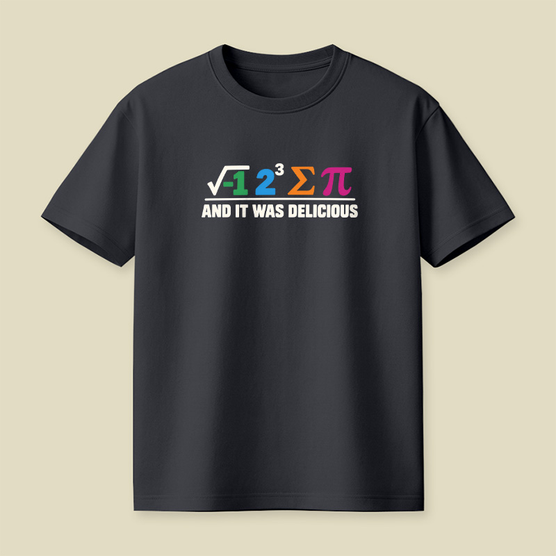 Pi Delicious Math Food Pun Playful T-Shirt