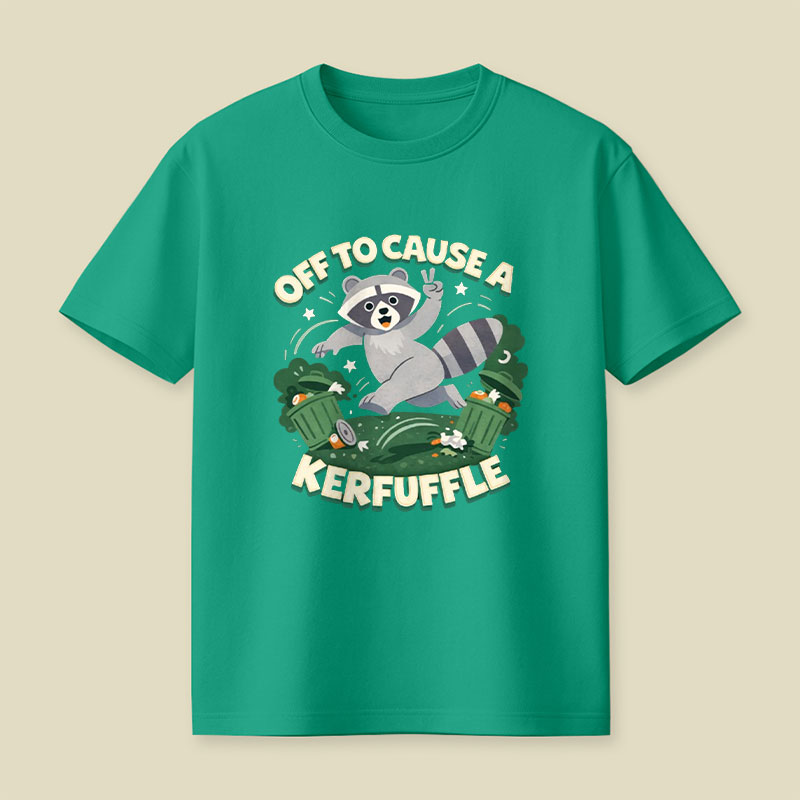 Off To Cause A Kerfuffle  Playful T-Shirt