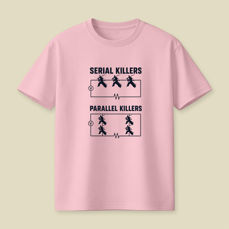 Serial Parallel Killers Circuit Samurai Playful T-Shirt