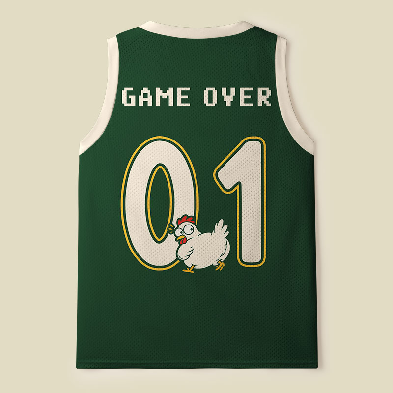 Chiken Game Mesh Tank Top
