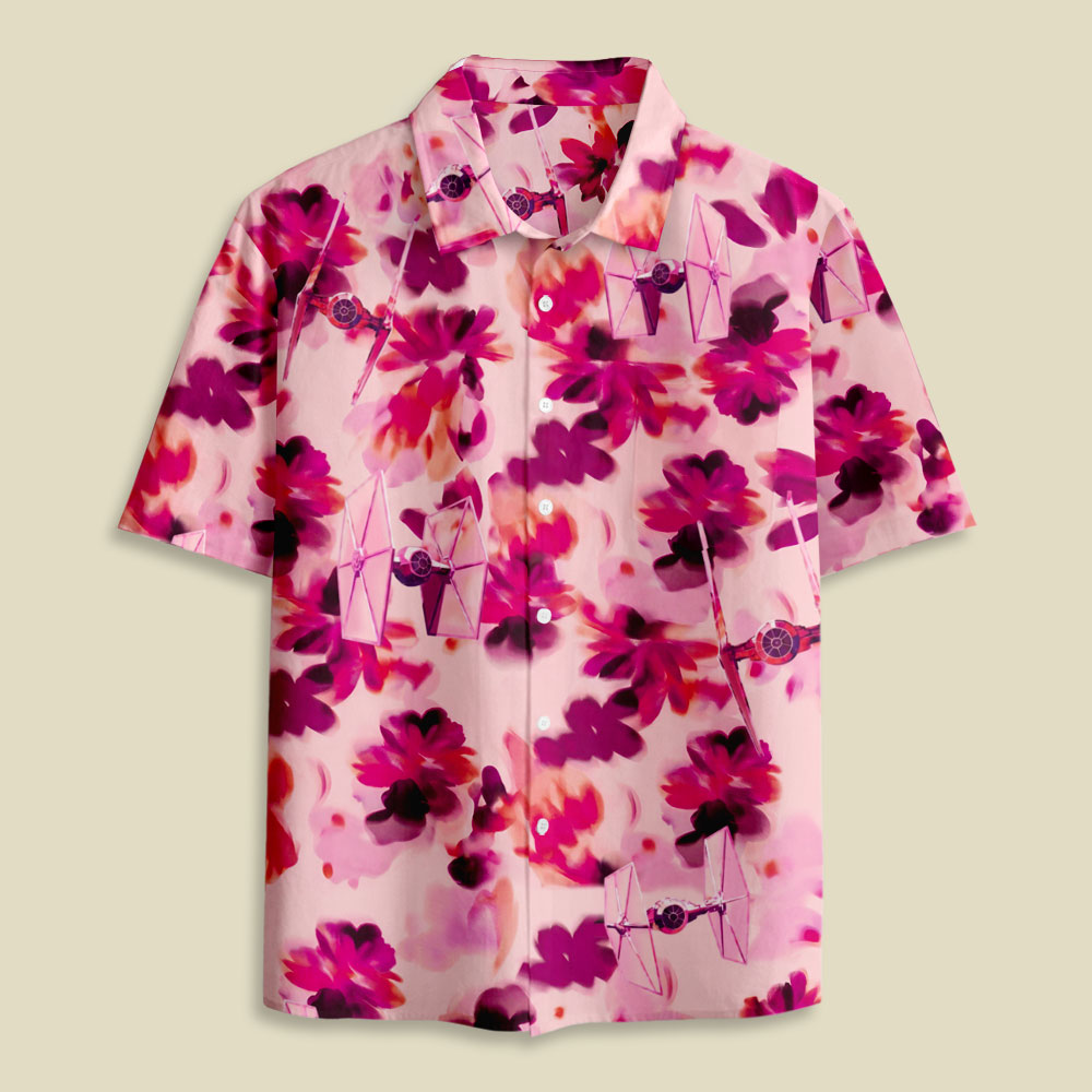 Blossoms Tie-Fighter Button Up Pocket Shirt