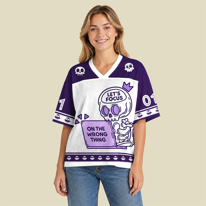 Focus On The Wrong Thing Playful Mesh Jersey