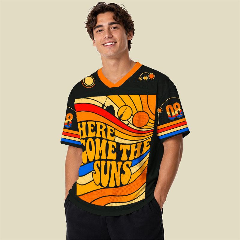 Here Come the Suns Playful Mesh Jersey