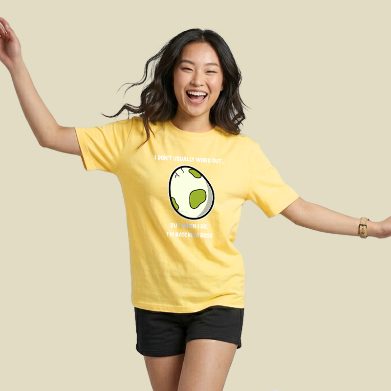 Egg Workout Playful T-Shirt