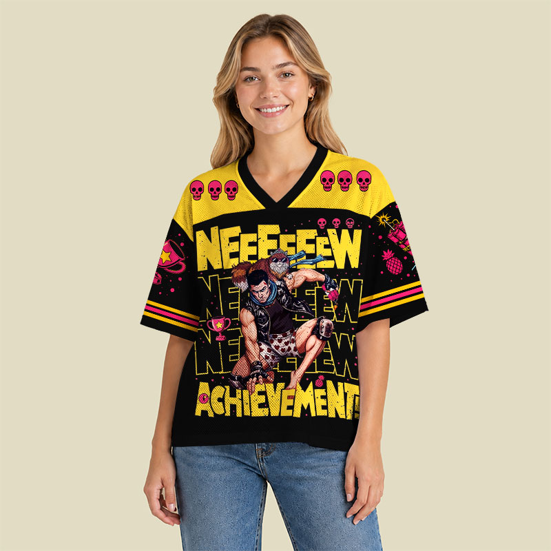 New Achievement Dungeon Crawler Carl Playful Mesh Jersey