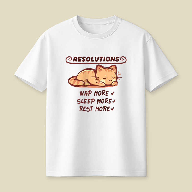 Resolution to Sleep Playful T-Shirt