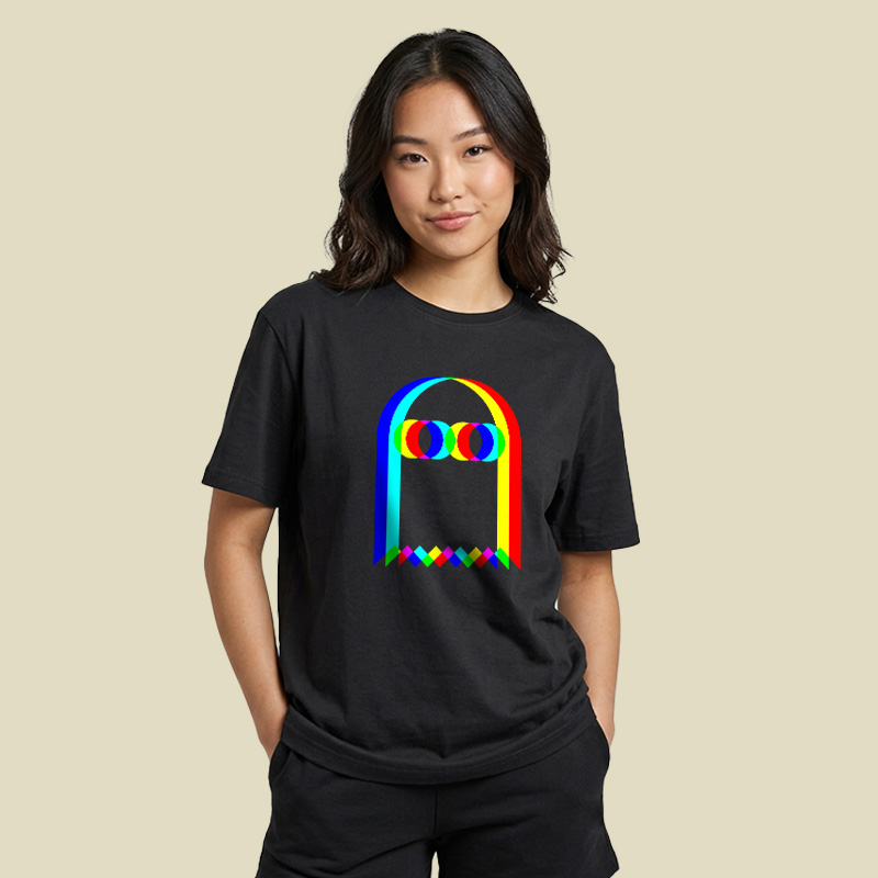 Ghost Trippy Halloween Rave EDM Music Party Playful T-Shirt