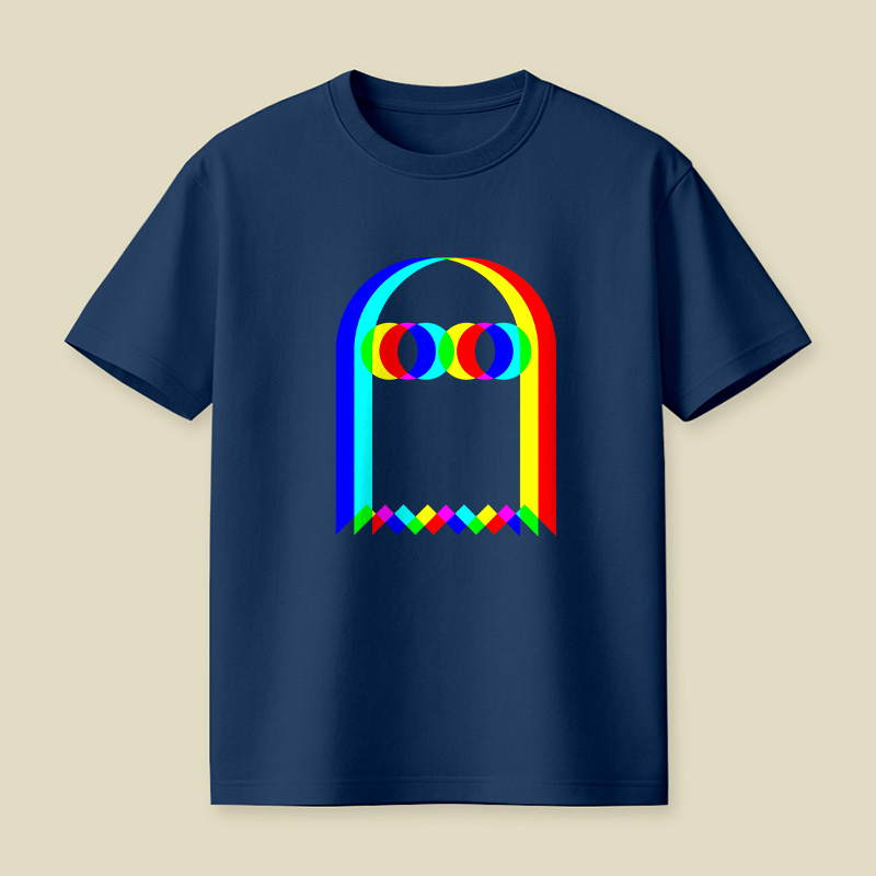 Ghost Trippy Halloween Rave EDM Music Party Playful T-Shirt