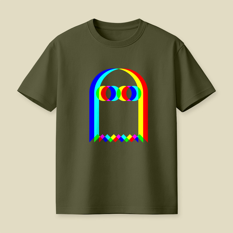Ghost Trippy Halloween Rave EDM Music Party Playful T-Shirt