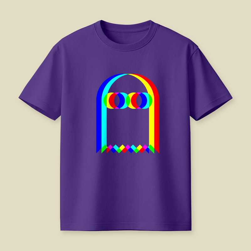 Ghost Trippy Halloween Rave EDM Music Party Playful T-Shirt