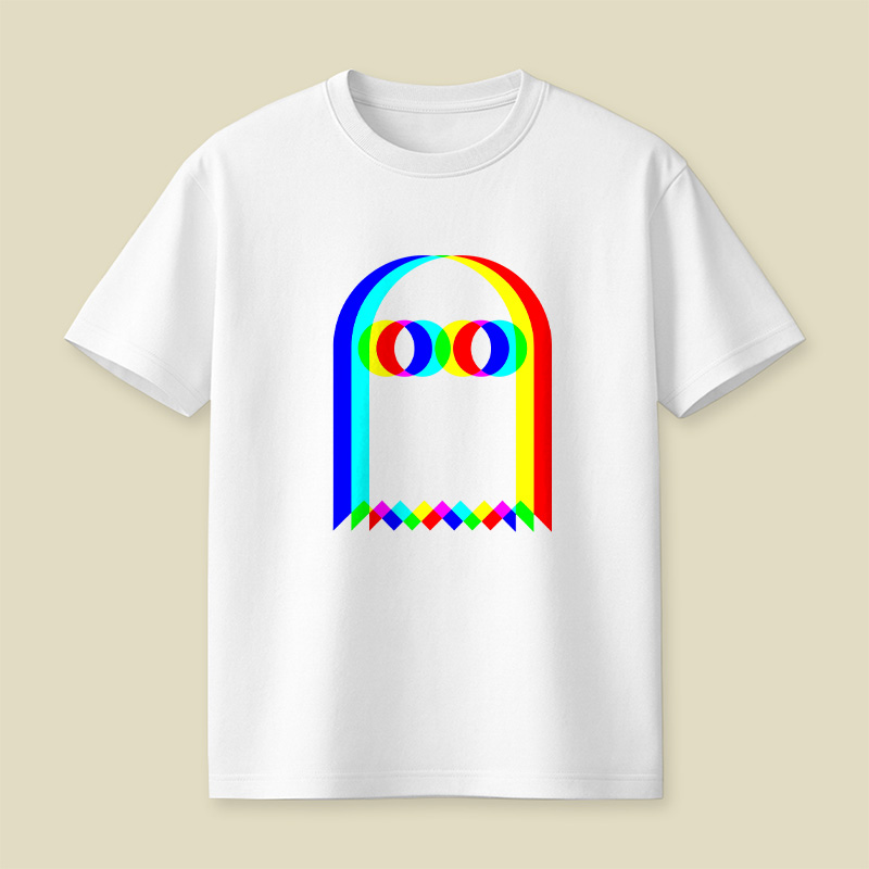 Ghost Trippy Halloween Rave EDM Music Party Playful T-Shirt
