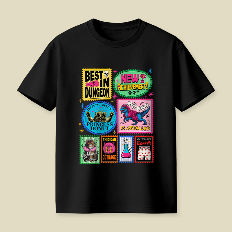 Dungeon Crawler Carl Stamps Playful T-Shirt