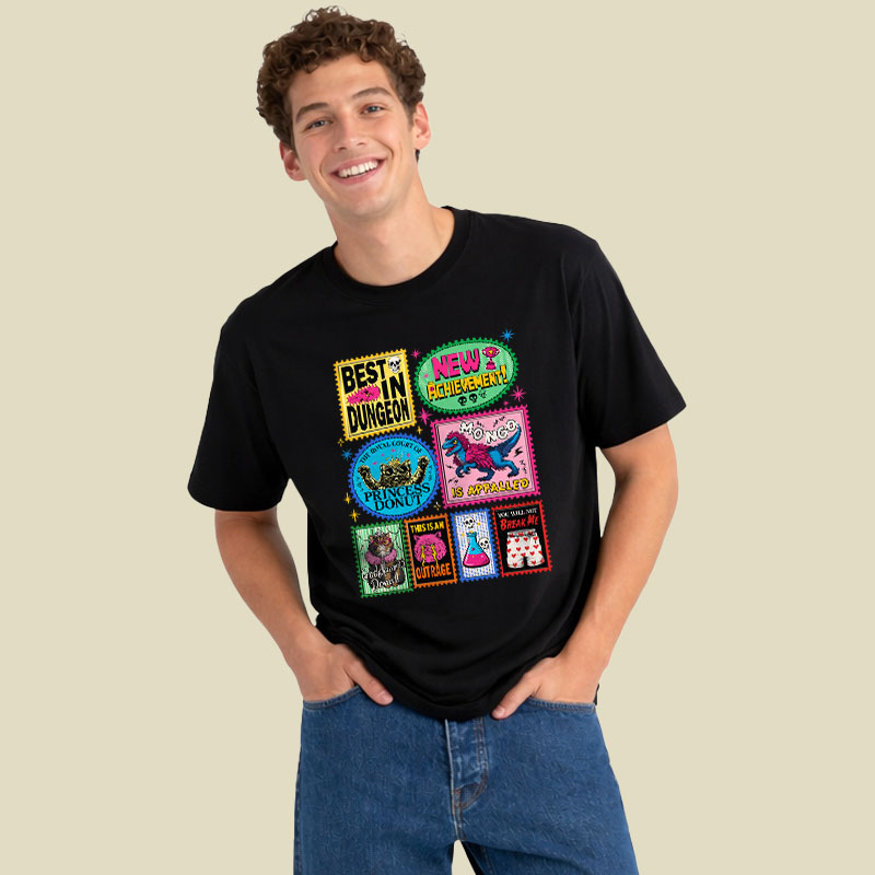 Dungeon Crawler Carl Stamps Playful T-Shirt