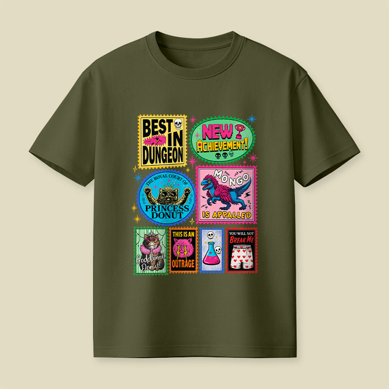 Dungeon Crawler Carl Stamps Playful T-Shirt